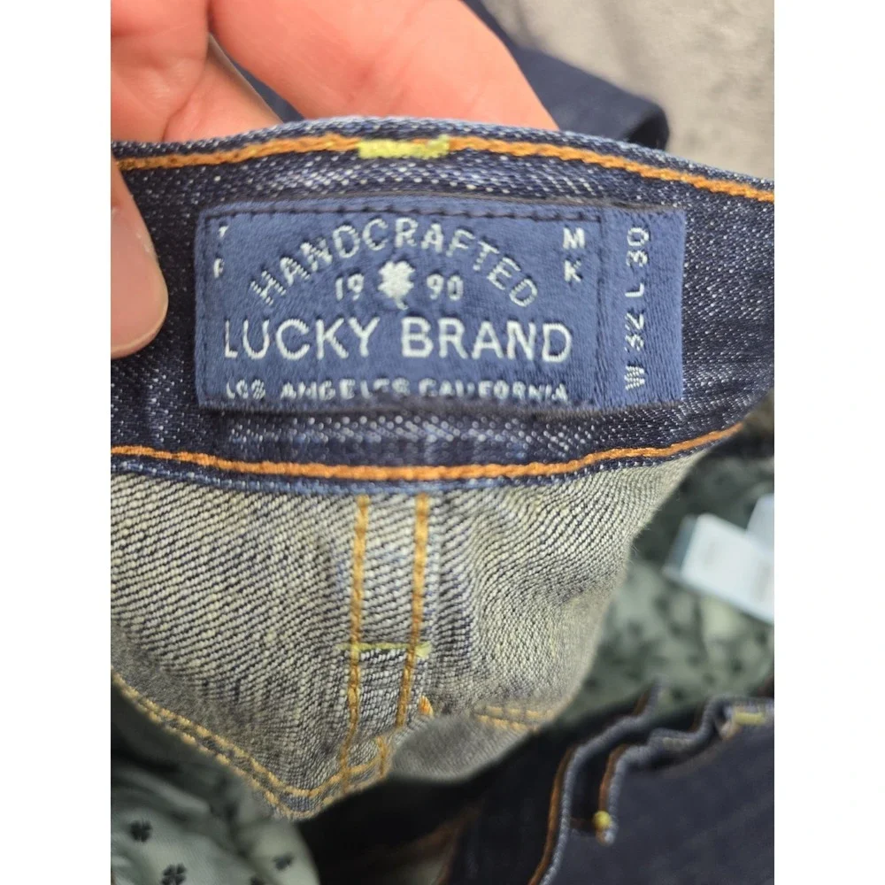 Lucky Brand 361 Vintage Fit Straight Leg Jeans Mens Size 32x30 Blue Stretch